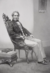 Portrait de Henry Wadsworth Longfellow (1807-82)