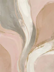 Volutes dorées et rosées