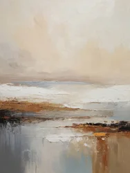Horizon abstrait et serein