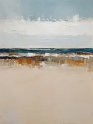Abstrait côtier serein