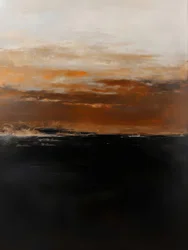 Un horizon orange spectaculaire