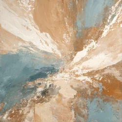 Vague abstraite bleu terreux