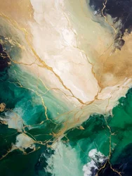 Marbre Emerald Gold Flow