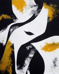Formes fluides et dorées