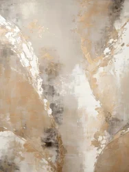 Flux abstrait doré