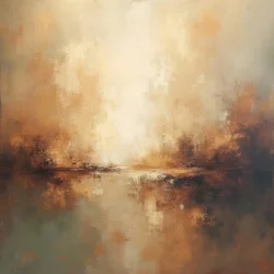 Lueur du lac doré