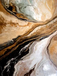 Le flux de marbre doré
