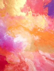 Flux abstrait rose doré