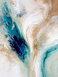 Marbre bleu aux veines dorées