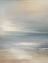 Horizon océanique brumeux