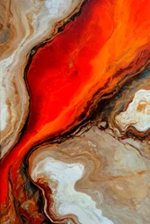 Les couches de la Terre en fusion