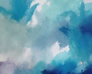 Abstraction bleue sereine