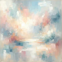Reflet aux pastels tendres