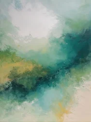 Flux abstrait vert sarcelle