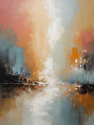 Reflets abstraits vibrants