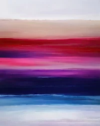 Horizon vibrant - Abstrait