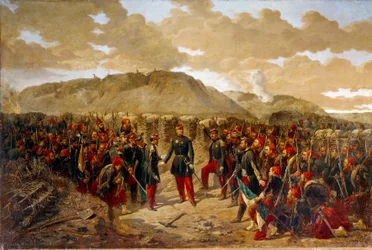 Guerre de Crimée (1853-1856) : Mac-Mahon et les premiers zouaves à Malakoff, 8/09/1855