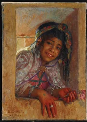 Fille à la fenêtre