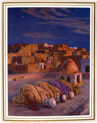 La prosternation, la prière, 1918