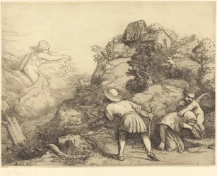 Allégorie du paysan et de la fortune