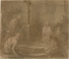 Au pied de la croix