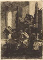 Choir in a Spanish Church (Le choeur d