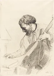 Le joueur de contre-basse