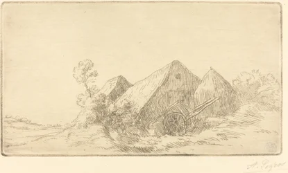 Chaumière à la charrette
