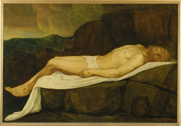 Christ mort (peinture sur toile)