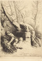 La mort et le bûcheron, 4e planche (La mort et le bûcheron)