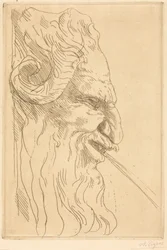 Tête de satyre