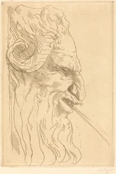 Tête de satyre