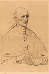 Son Éminence le cardinal Manning, 1ère plaque
