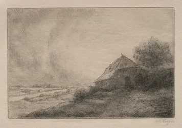 Cabane sur la colline