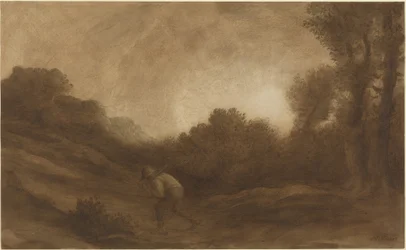 Paysage, en soirée