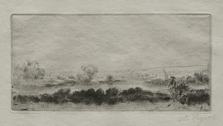 Paysage avec tourbière : Dans le marais