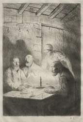 Le souper chez Misère
