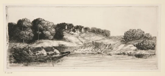 Le paysage au bateau (1ère planche)