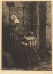 Peasant Woman of Boulogne (Paysanne des environs de Boulogne dite La femme au panier)