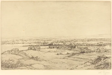 La plaine près du lac