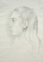 Portrait de Mlle. Nora E. Legros, 1896