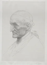 Portrait du cardinal Manning (2ème planche)