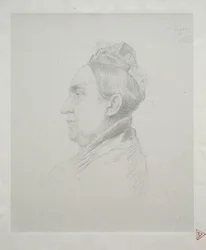Portrait de Madame Kemp de Profil (2ème Planche)