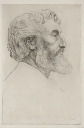Portrait de Sir Frederick Leighton (première planche)