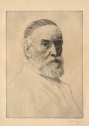 Portrait du peintre G. F. Watts (1817-1904)