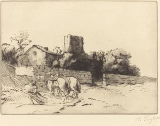 Le mur du presbytère