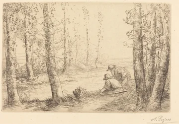 Repos au bord de la rivière