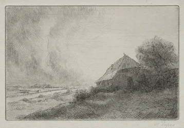 Maison en ruine sur une colline