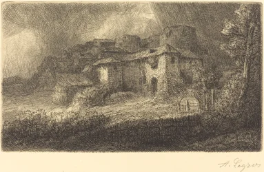 Les ruines du château