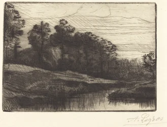 Le soir (Coucher de soleil)